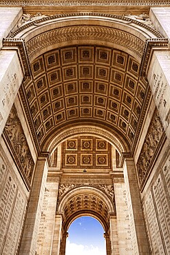 Arc de Triomphe in Paris Arch of Triumph at France
