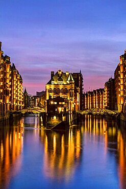 The Speicherstadt in Hamburg, city of Warehouses