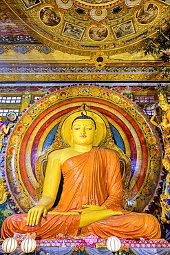 Gangaramaya Buddhist Temple, Interior, Colombo, Sri Lanka