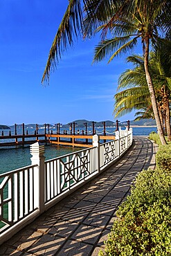 Pier on Hon Tam island, Nha Trang, province Khan Hoa, Vietnam, VietNam