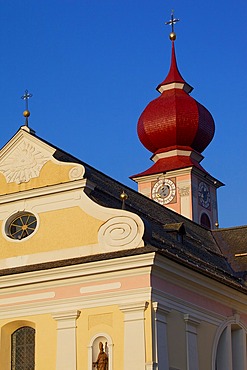 Big Church, Ortisei, Gardena Valley, Bolzano Province, Trentino-Alto Adige/South Tyrol, Italian Dolomites, Italy, Europe