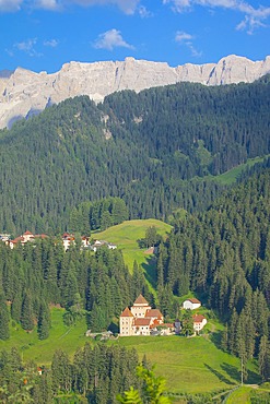 Gardena Castle, St. Cristina, Gardena Valley, Bolzano Province, Trentino-Alto Adige/South Tyrol, Italian Dolomites, Italy, Europe