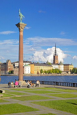 City skyline from City Hall, Stockholm, Sweden, Scandinavia, Europe