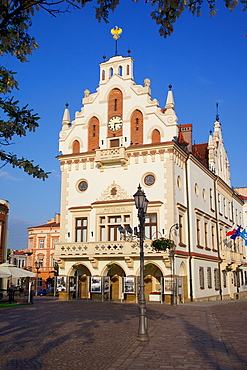 City Hall, Market Square, Old Town, Rzeszow, Poland, Europe