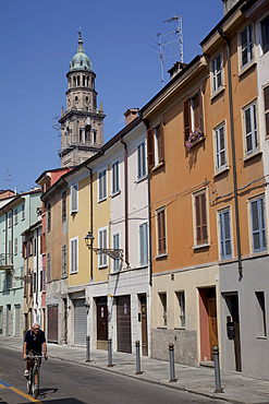 Colourful architecture, Parma, Emilia Romagna, Italy, Europe
