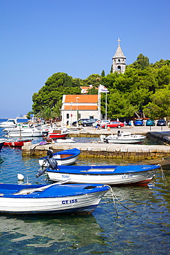 View towards Cavtat Old Town, Cavtat, Dubrovnik Riviera, Dalmatian Coast, Dalmatia, Croatia, Europe