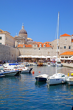 Harbour. Old Town, UNESCO World Heritage Site, Dubrovnik, Dalmatia, Croatia, Europe