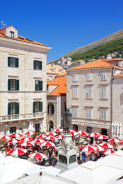 Market, Gunduliceeva Poljana, Dubrovnik, Dalmatia, Croatia, Europe