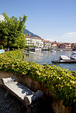Town and lakeside, Menaggio, Lake Como, Lombardy, Italian Lakes, Italy, Europe