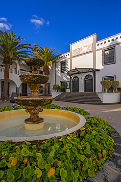 View of theatre, San Bartolome, Lanzarote, Las Palmas, Canary Islands, Spain, Atlantic, Europe