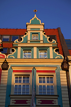 Colourful facades, Market Square, Old Town, Wroclaw, Silesia, Poland, Europe