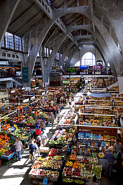 Indoor market, Old Town, Wroclaw, Silesia, Poland, Europe