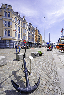 View of waterside architecture in Haugesund on a sunny day, Haugesund, Rogaland County, Norway, Scandinavia, Europe
