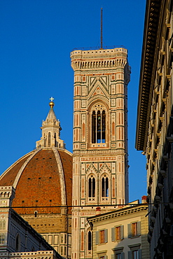 Campanile, the Duomo (Santa Maria del Fiore), Florence, UNESCO World Heritage Site, Tuscany, Italy, Europe