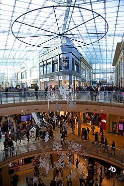 Christmas, Bullring Shopping Centre, City Centre, Birmingham, West Midlands, England, United Kingdom, Europe