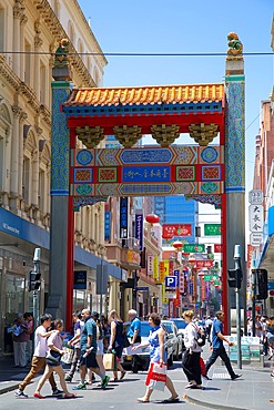 Entrance to Chinatown, Melbourne, Victoria, Australia, Pacific