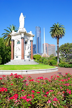 Queen Victoria statue, Queen Victoria Gardens, Melbourne, Victoria, Australia, Pacific