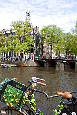 Zuiderkerk and Canal, Amsterdam, Holland, Europe