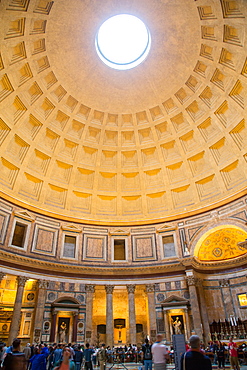 Interior, The Pantheon, UNESCO World Heritage Site, Rome, Lazio, Italy, Europe