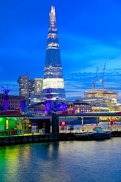 The Shard from City of London, London, England, United Kingdom, Europe
