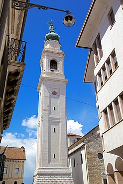 Duomo of San Martino Belltower, Piazza dei Duomo, Belluno, Province of Belluno, Veneto, Italy, Europe