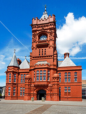 Pier Head Building in Cardiff Bay, Cardiff, Wales, United Kingdom, Europe