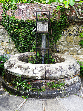 Old Water Pump in Southover Grange Gardens Lewes East Sussex