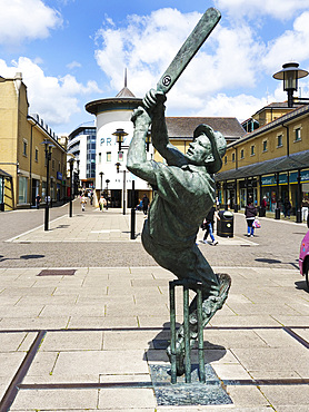 The Spirit of Cricket Statue in Hastings East Sussex