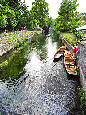 The River Great Stour in Canterbury Kent