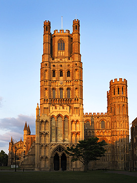 Ely Cathedral at Sunset Ely Cambridgeshire