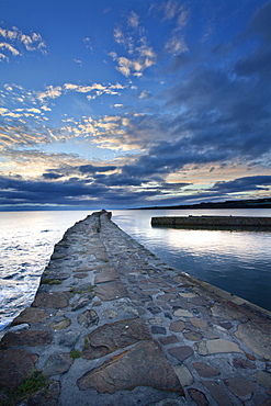 St. Andrews Harbour at dawn, Fife, Scotland, United Kingdom, Europe