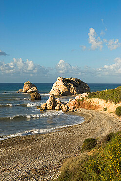 Aphrodite's Rock, Paphos, UNESCO World Heritage Site, South Cyprus, Cyprus, Mediterranean, Europe