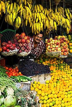 Fruit stall, Kerala, India, Asia