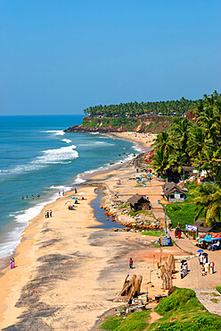 Papanasam Beach, Varkala, Kerala, India, Asia