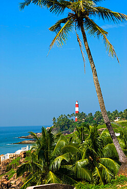 The Lighthouse, Kovalam, Kerala, India, Asia