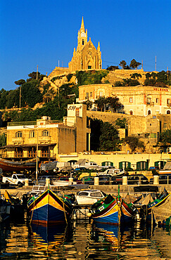 Mgarr harbour, Gozo, Malta, Mediterranean, Europe