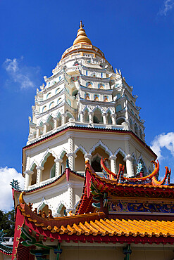 Ban Po pagoda, Kek Lok Si Temple, Crane Hill, Georgetown, Pulau Penang, Malaysia, Southeast Asia, Asia