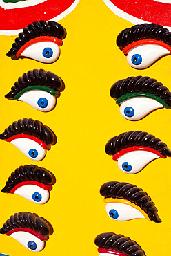 Maltese Eyes of Osiris fridge magnets, Malta, Mediterranean, Europe