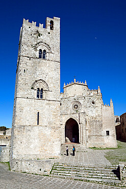 The Duomo, Erice, Sicily, Italy, Europe