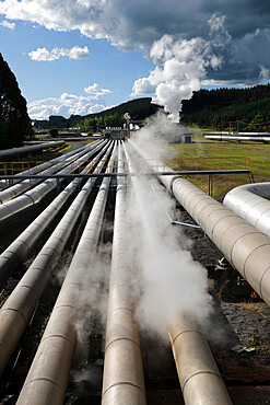 Wairakei Thermal Power Station, Taupo, North Island, New Zealand, Pacific