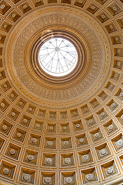 Dome of the Sala Rotonda in the Vatican Museum, Vatican City, Rome, Lazio, Italy, Europe