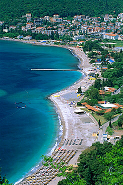 Slovenska Beach, Budva, The Budva Riviera, Montenegro, Europe