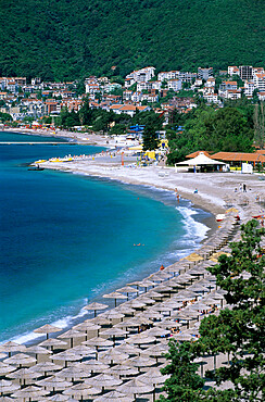 Slovenska Beach, Budva, The Budva Riviera, Montenegro, Europe