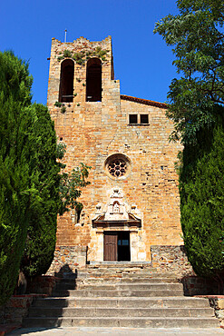 Sant Pere Church, Pals, Costa Brava, Catalonia, Spain, Europe