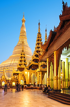 Shwedagon Pagoda, Yangon (Rangoon), Myanmar (Burma), Asia