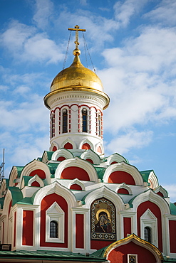 Kazan Cathedral, Red Square, UNESCO World Heritage Site, Moscow, Moscow Oblast, Russia, Europe