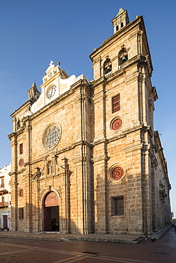 Church of San Pedro, Old City, UNESCO World Heritage Site, Cartagena, Bolivar Department, Colombia, South America