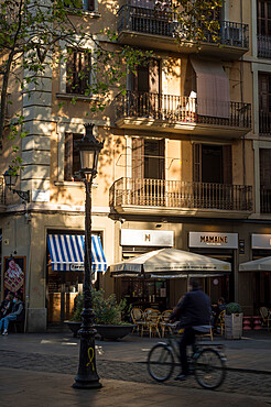 Street scene, Barcelona, Catalonia, Spain, Europe