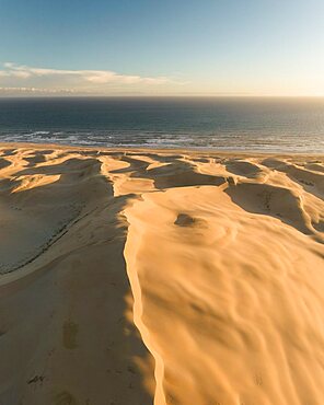 Aerial view of Sand Dunes, Addo Elephant National Park, Eastern Cape, South Africa