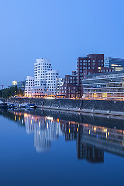 Medienhafen, Dusseldorf, North Rhine-Westphalia, Germany, Europe